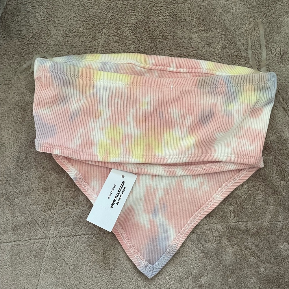 Tilly’s Crop tube Top Tie Dye